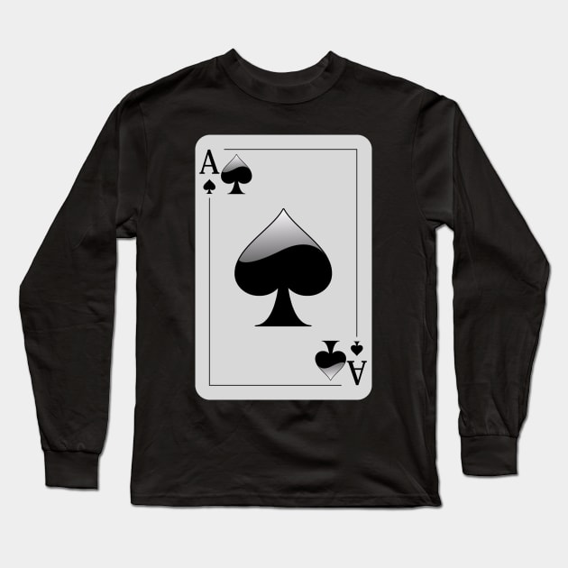 Ace of Spades Long Sleeve T-Shirt by Underground Cargo